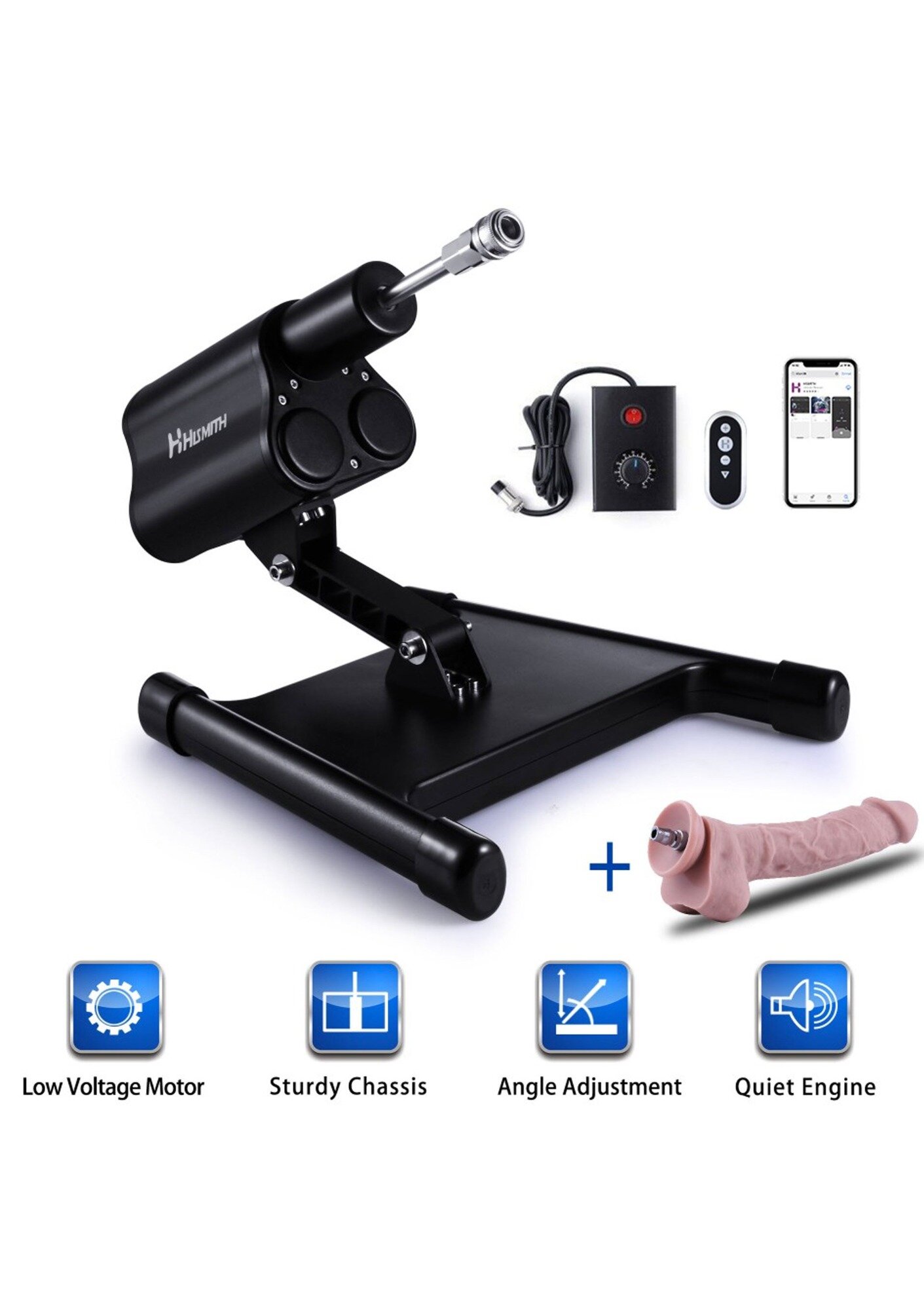 Hismith Masina de Sex Premium 3 Fuck Machine 2.0 Bluetooth Control