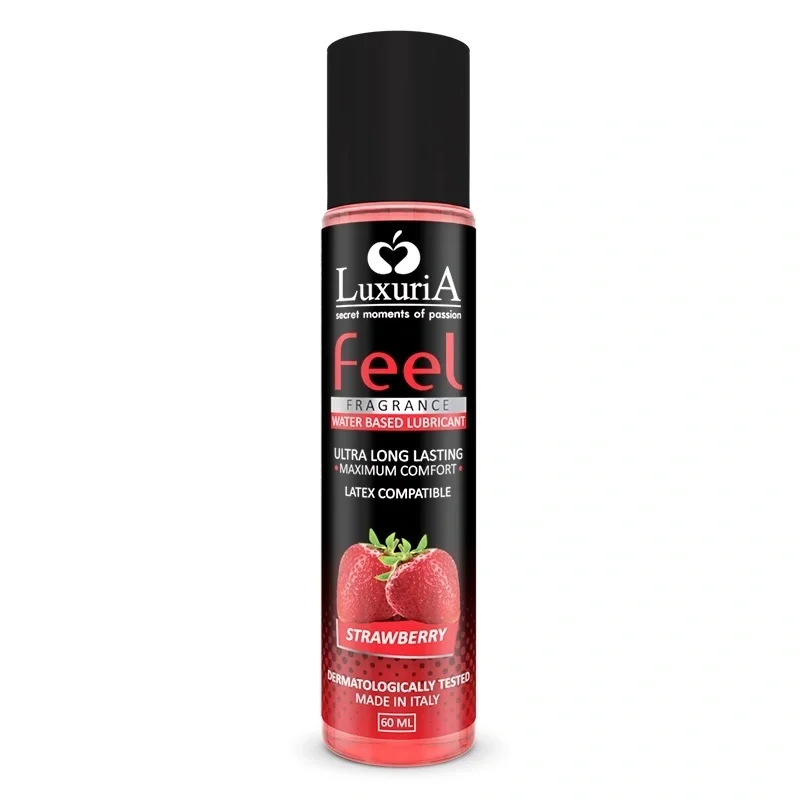 IntimateLine Lubrifiant Feel pe Baza de Apa Aroma Capsuni 60 ml