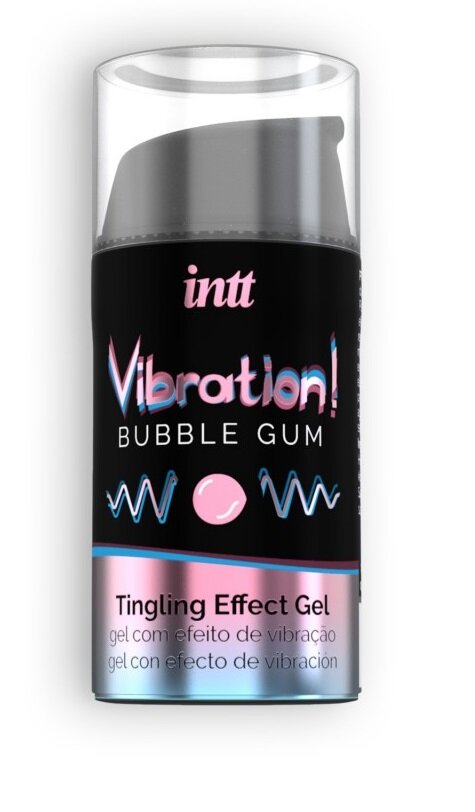 INTT Cosmetics Gel cu Efect Vibrator Aroma Bubble Gum 15 ml