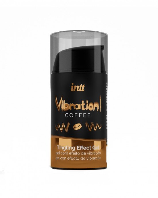 INTT Cosmetics Gel cu Efect Vibrator Aroma Cafea 15 ml