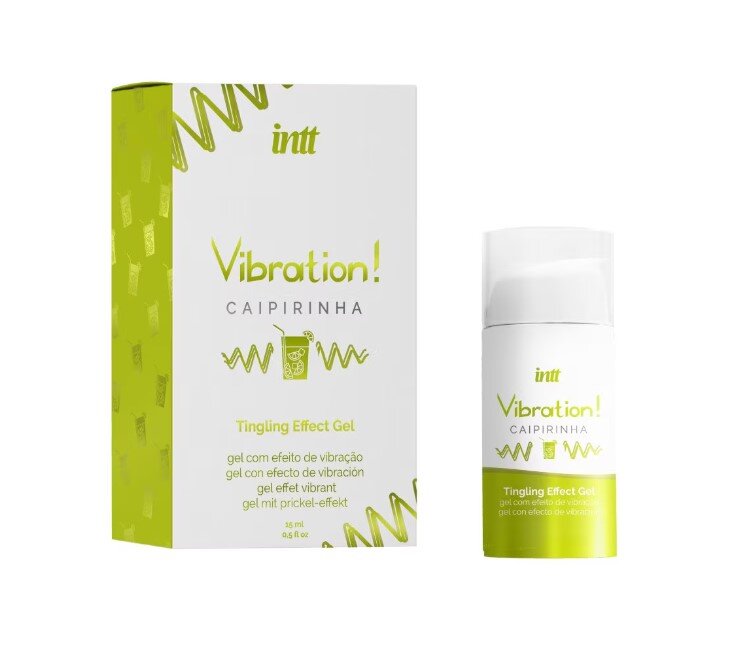 INTT Cosmetics Gel cu Efect Vibrator Aroma Caipirinha 15 ml