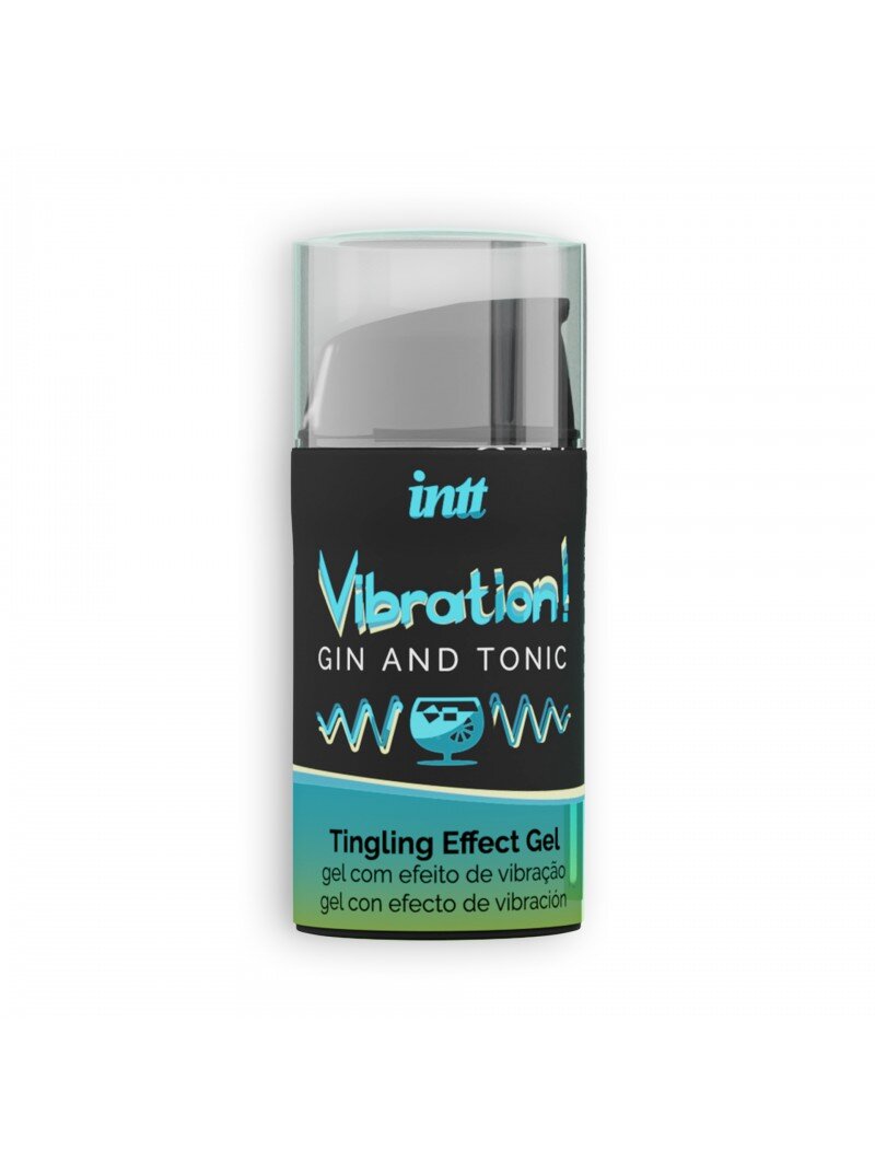 INTT Cosmetics Gel cu Efect Vibrator Aroma Gin Tonic 15 ml