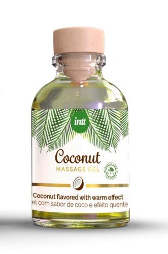INTT Cosmetics Gel de Masaj cu Efect de Incalzire Aroma Cocos 30 ml