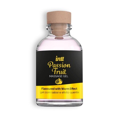 INTT Cosmetics Gel de Masaj cu Efect de Incalzire Aroma Fructul Pasiunii 30 ml