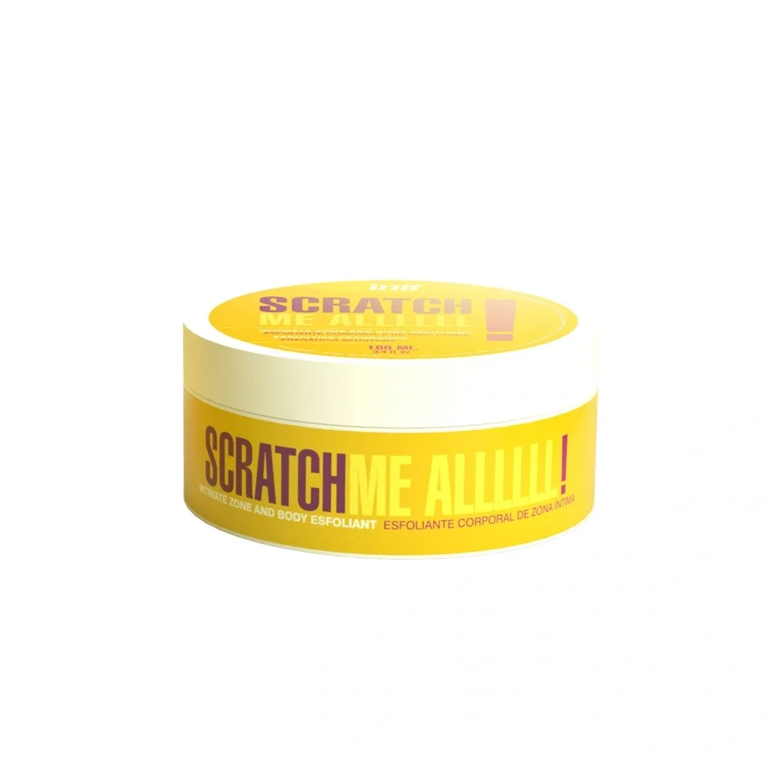 INTT Cosmetics Gel Exfoliant Scratch Me All pentru Corp si Zonele Intime Aroma Mure 100 ml