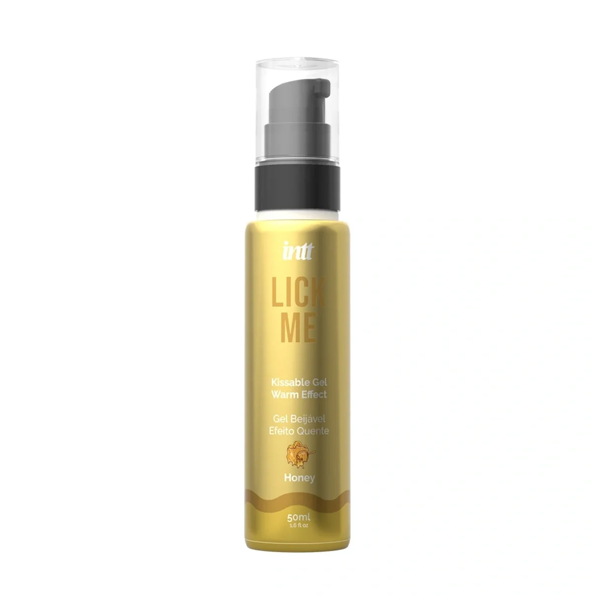 INTT Cosmetics Lubrifiant Comestibil Lick Me Aroma Miere Efect de Incalzire 50ml