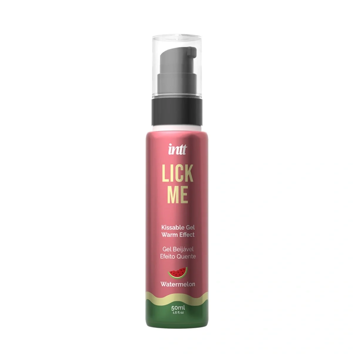 INTT Cosmetics Lubrifiant Comestibil Lick Me Aroma Pepene Verde Efect de Incalzire 50 ml