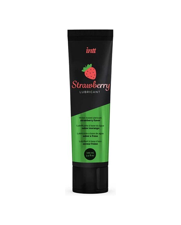 INTT Cosmetics Lubrifiant pe Baza de Apa Aroma Capsuni 100 ml