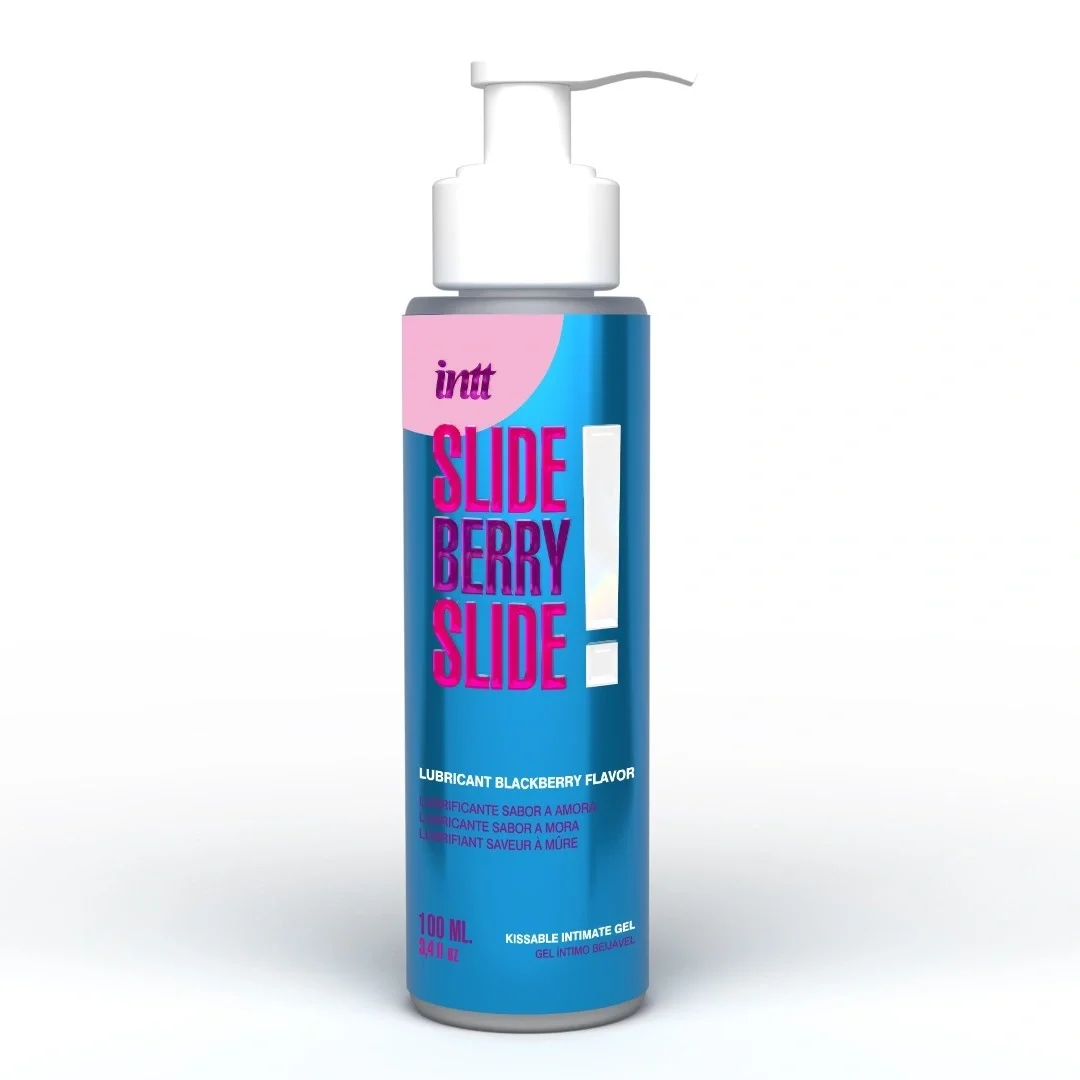 INTT Cosmetics Lubrifiant Slide Berry Slide pe Baza de Apa Aroma Mure 100 ml
