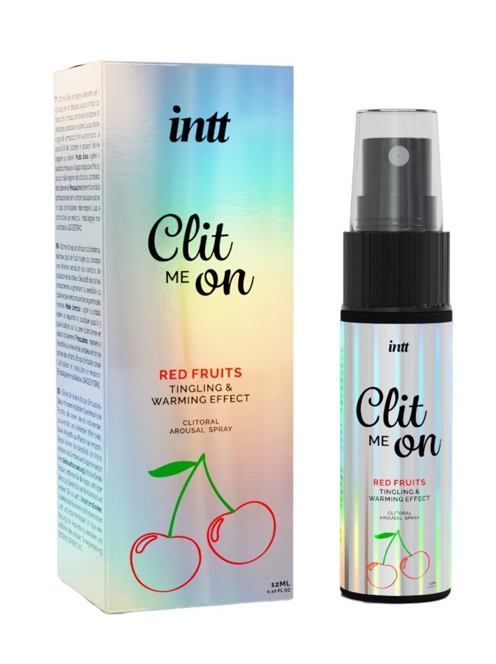 INTT Cosmetics Spray Clit Me On cu Efect Incalzire Aroma Fructe Rosii 12 ml