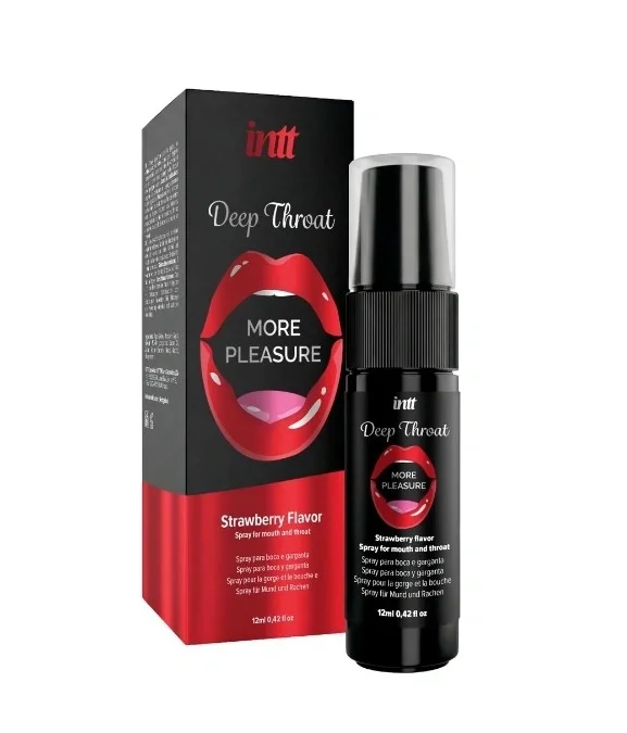INTT Cosmetics Spray Sex Oral Deep Throat Aroma Capsuni 12 ml