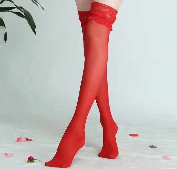 JGF Toys Ciorapi Sensual Look Rosu S JGF Lingerie