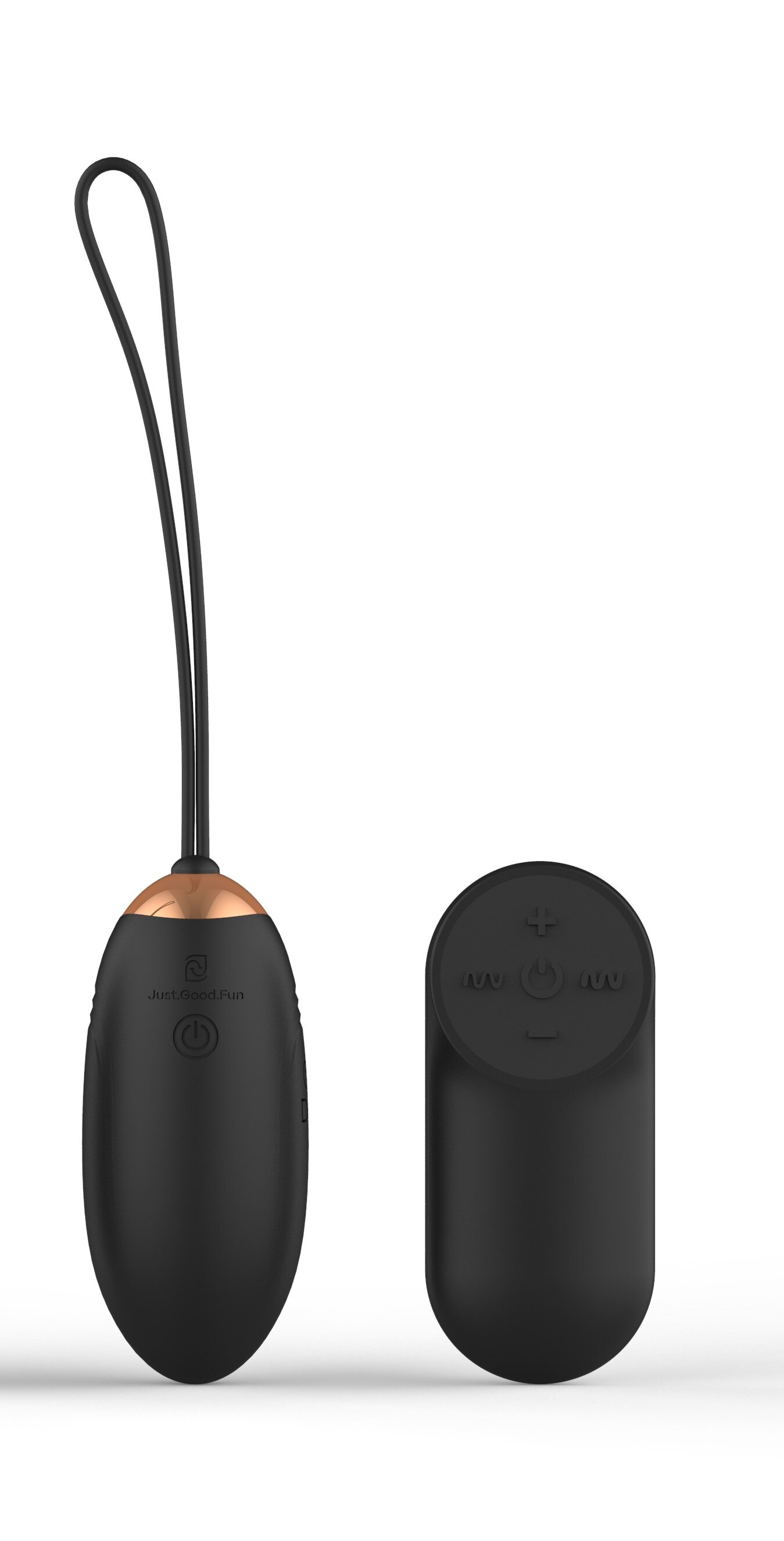 JGF Toys Premium Ou Vibrator Remote Control 7 Moduri Vibratii 4 Intensitati Silicon USB Negru JGF Premium Sex Toys