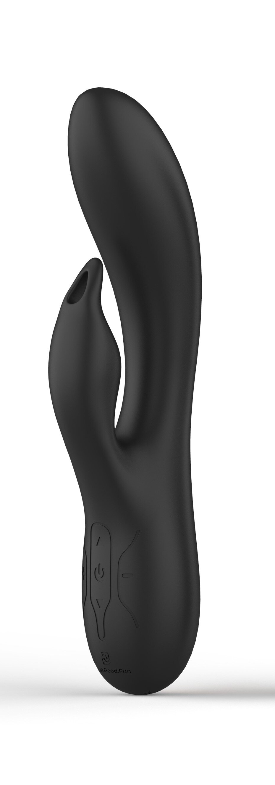 JGF Toys Premium Vibrator Rabbit 8 Moduri Vibratii 4 Intensitati Silicon USB Negru JGF Premium Sex Toys