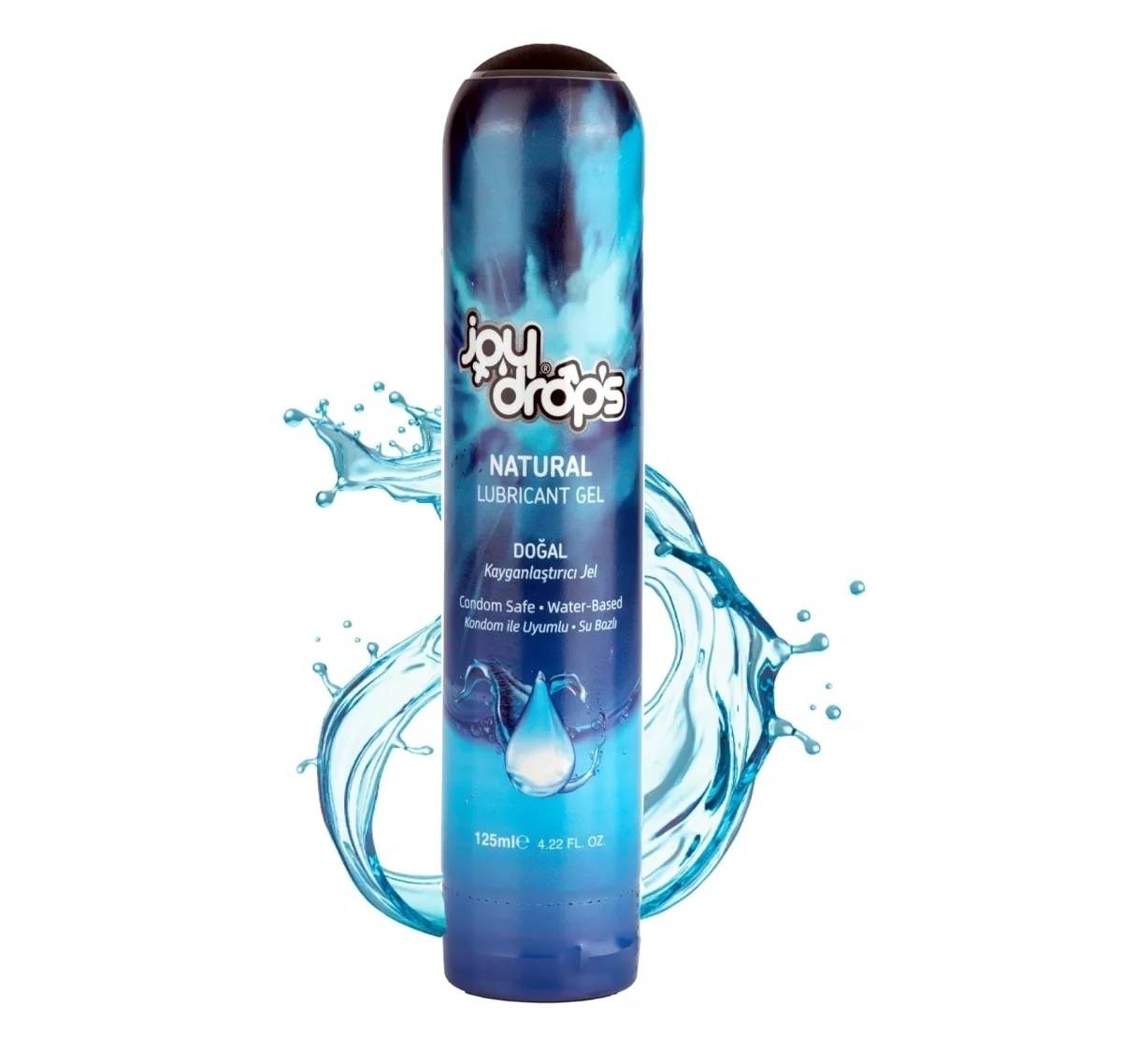 JoyDrops Lubrifiant Natural pe Baza de Apa 125 ml