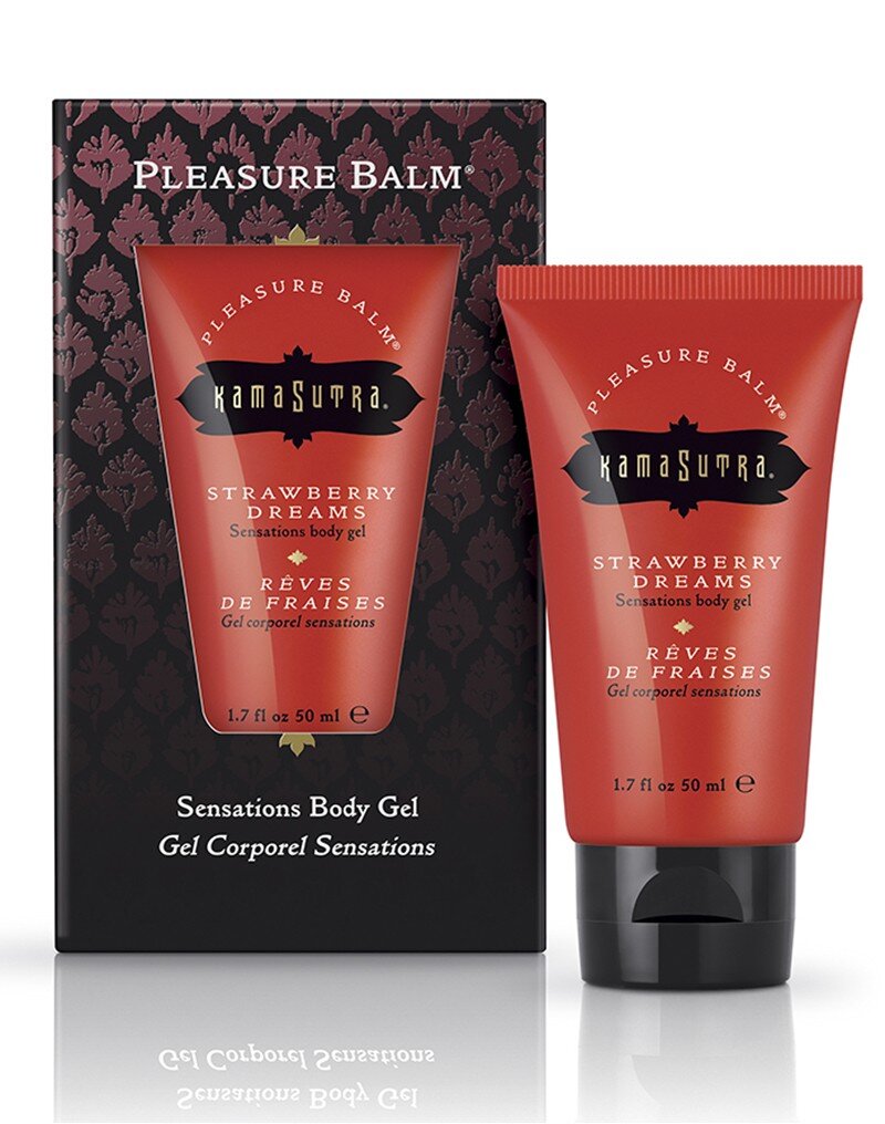 Kama Sutra Balsam Stimulator Kissable cu Aroma de Capsuni 50 ml