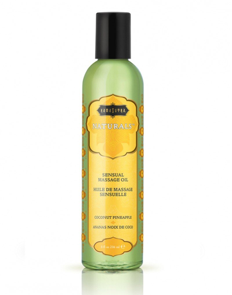 Kama Sutra Ulei de Masaj Naturals cu Aroma de Cocos si Ananas 236 ml