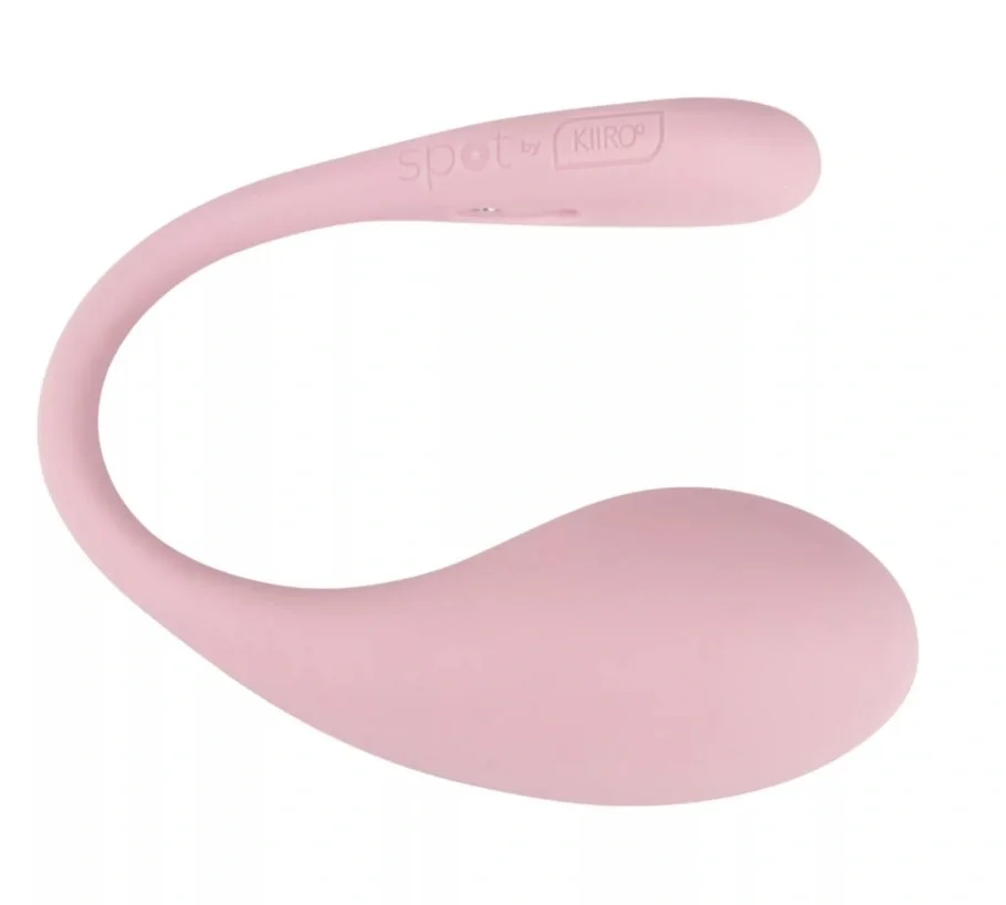 KIIROO Ou Vibrator Spot Kiss Me Bluetooth App Connect Silicon USB Roz 8.3 cm