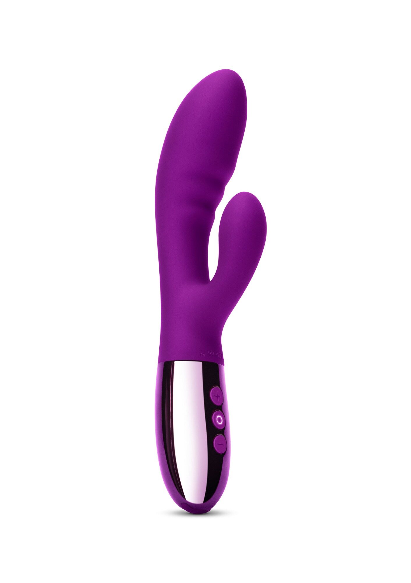 Le Wand Vibrator Rabbit Blend 15 Moduri Vibratii 6 Intensitati Viteza Silicon USB Mov 20 cm