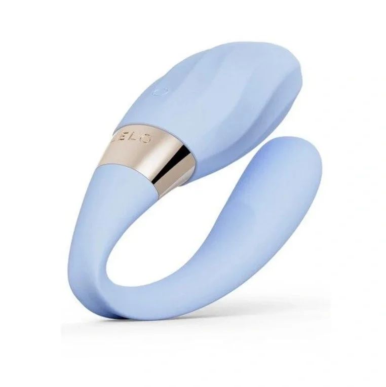 LELO Vibrator Cuplu TIANI Twist Control Aplicatie Mobila Silicon USB Albastru deschis