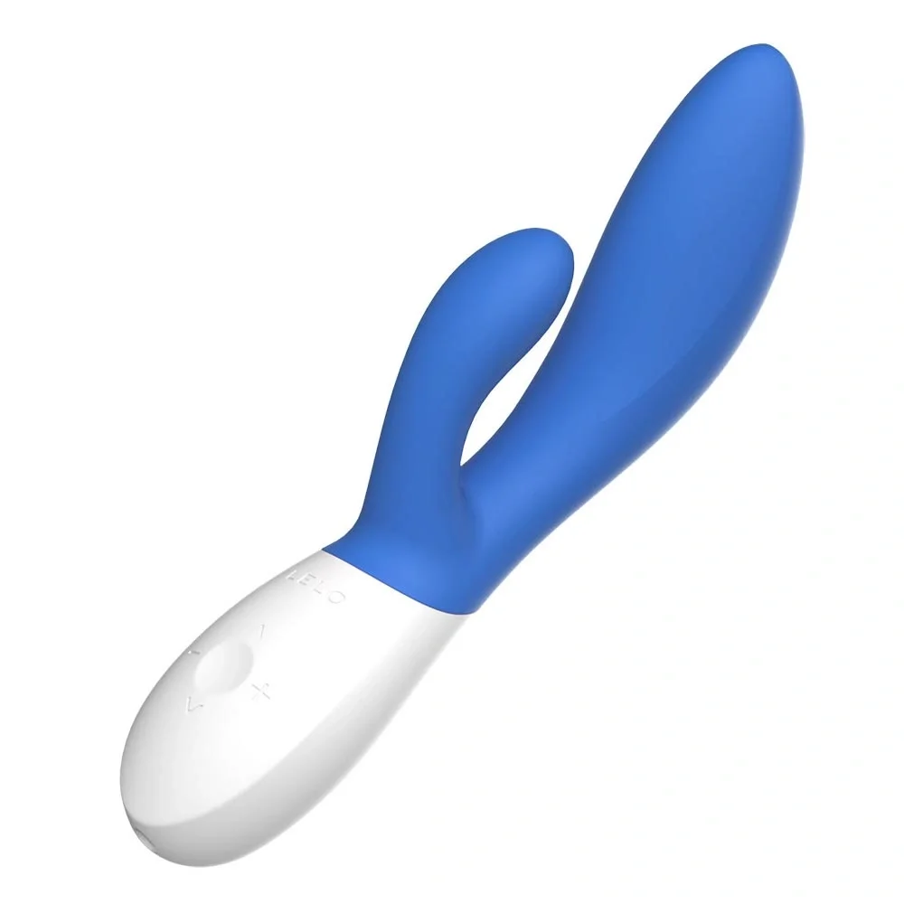 LELO Vibrator INA Wave 2 12 Moduri Vibratii Silicon USB Albastru 20 cm