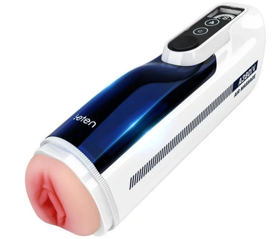 Leten Masturbator A380 Version 4 Vagin Functii de Impingere si Incalzire USB
