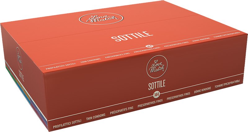 Love Match Prezervative Sottile - 144 bucati