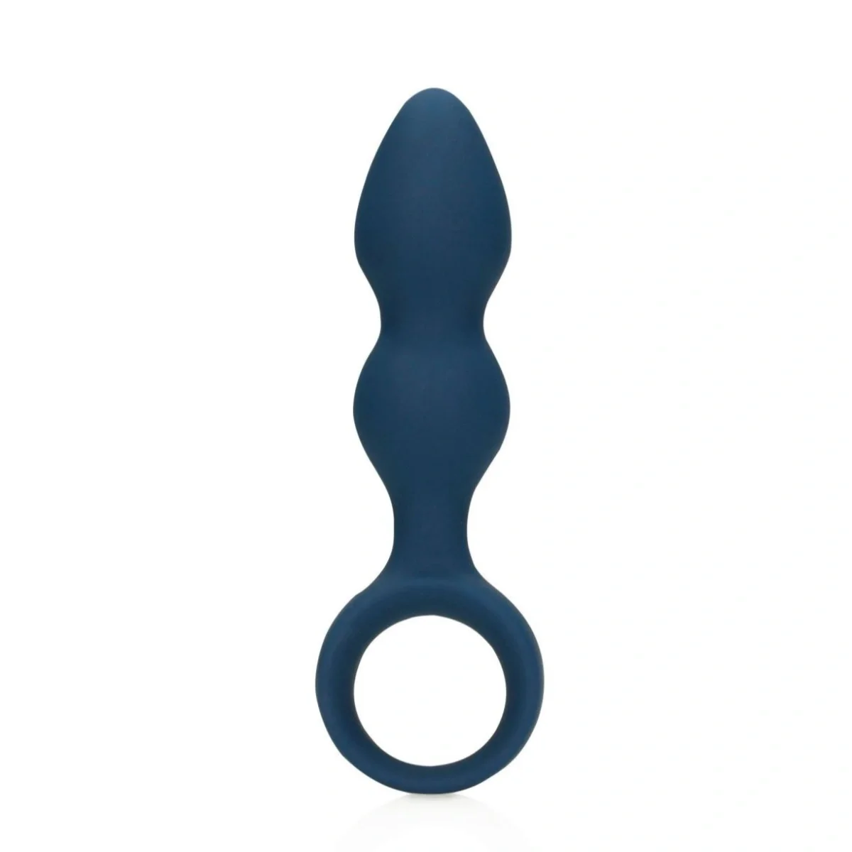 Loveline Dop Anal Small Teardrop Silicon Albastru 13.2 cm