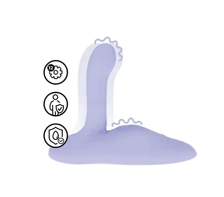 Loveline Stimulator Vibrating Pulse & Thrust Seat Silicon USB Mov 22.5 cm