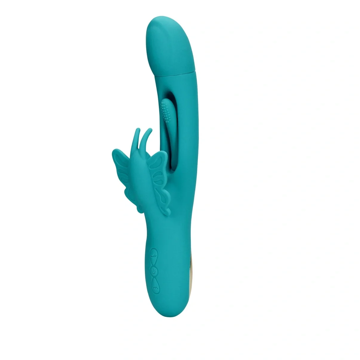 Loveline Vibrator Flapping G-Spot Butterfly 21 Moduri Stimulatoare Silicon USB Albastru 25.7 cm