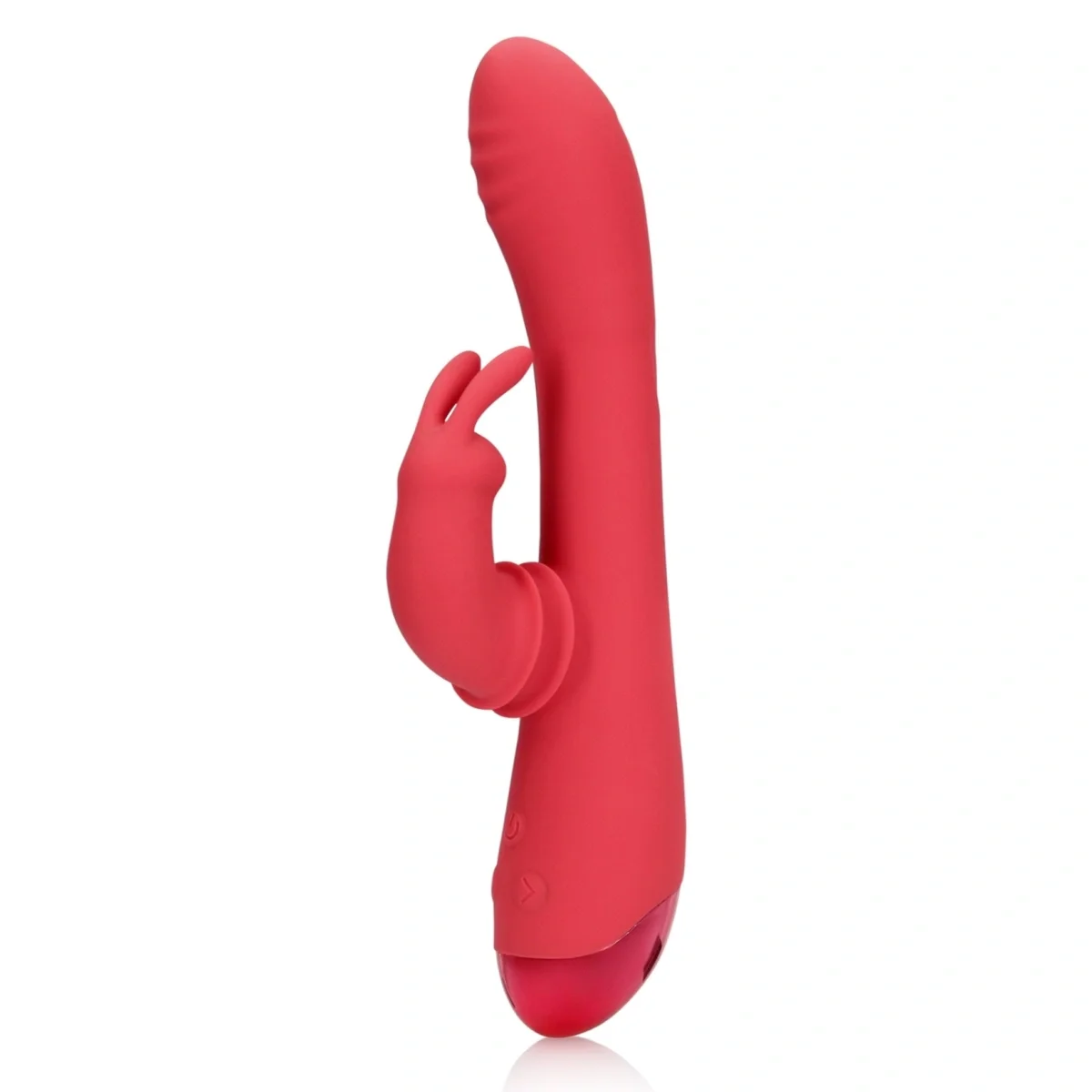 Loveline Vibrator Iepuras Swinging Rabbit 20 Moduri Vibratii Silicon USB Rosu 22.5 cm