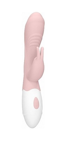 Loveline Vibrator Juicy Rabbit Vibrator 10 Moduri Vibratii USB 20 cm Roz