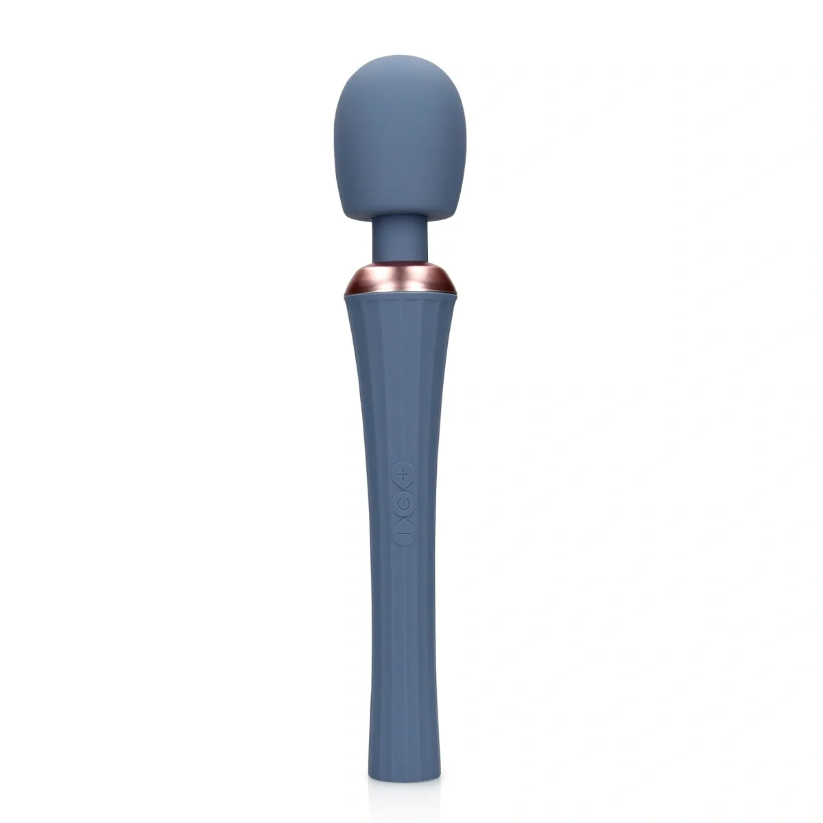 Loveline Vibrator Masaj Powerful Wand 20 Moduri Vibratii Silicon USB Albastru 29.5 cm