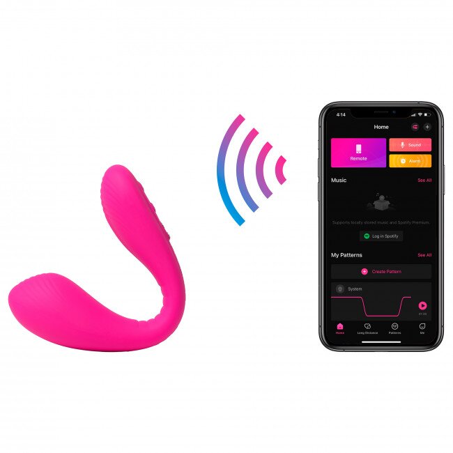 Lovense Stimulator Dual Dolce Quake Bluetooth Control Free App Silicon Roz