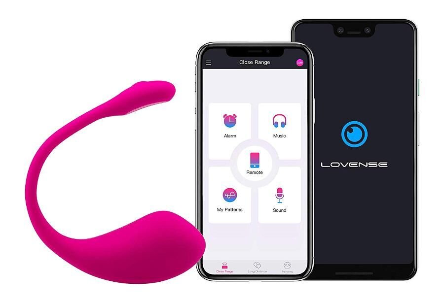 Lovense Vibrator Lush 2 Bluetooth Control Free App Silicon Roz