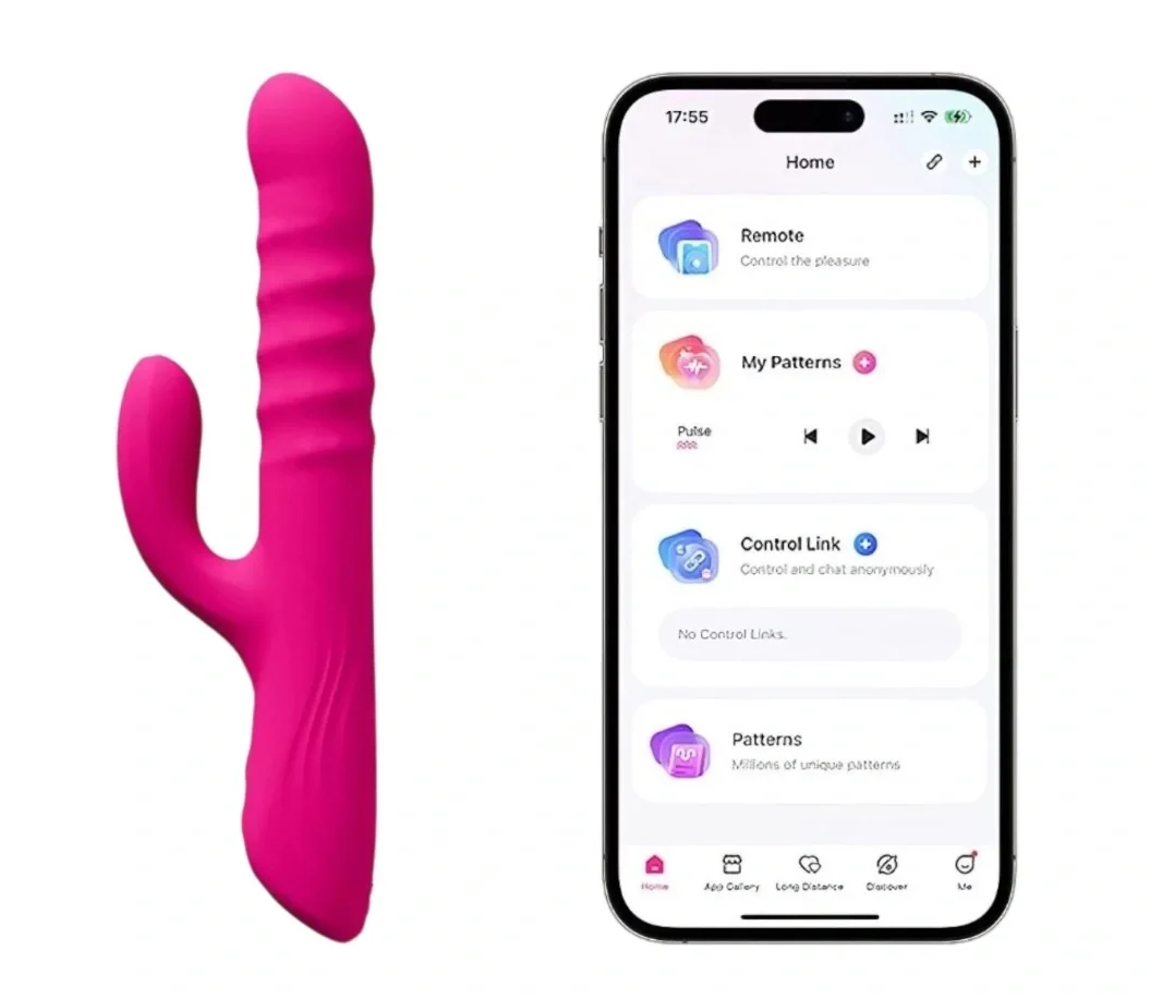 Lovense Vibrator Velvo Bluetooth Control Free App Silicon Roz