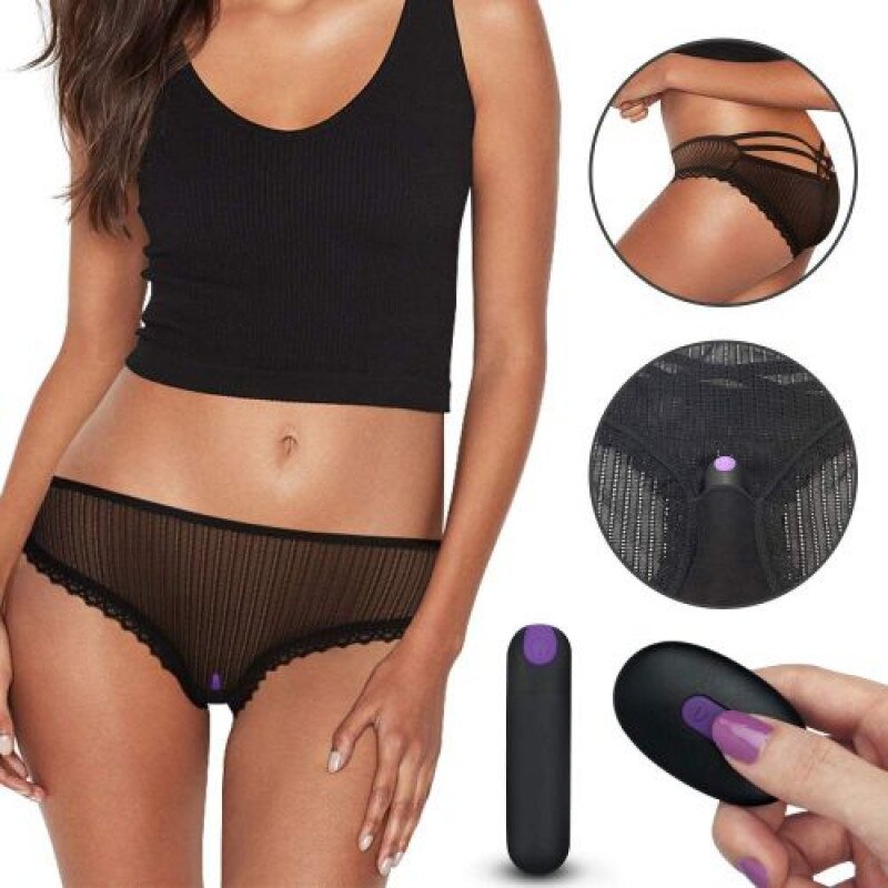 LoveToy Bikini cu Glont Vibrator Remote Control 10 Moduri Vibratii USB