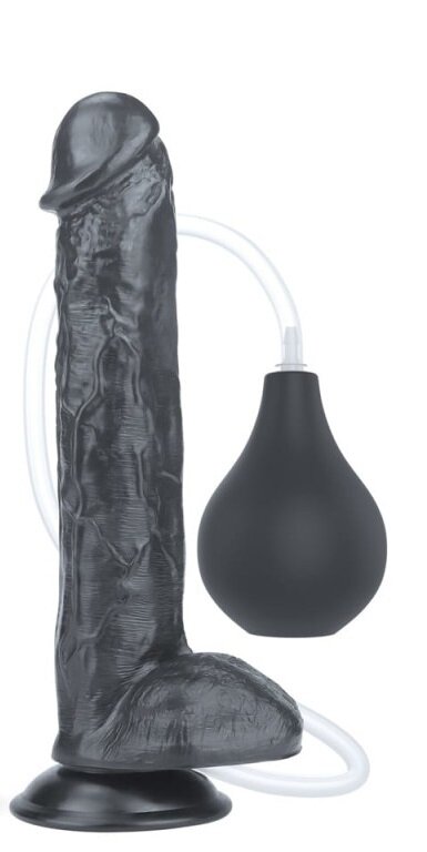 LoveToy Dildo cu Ejaculare Squirt Extreme Negru 29 cm