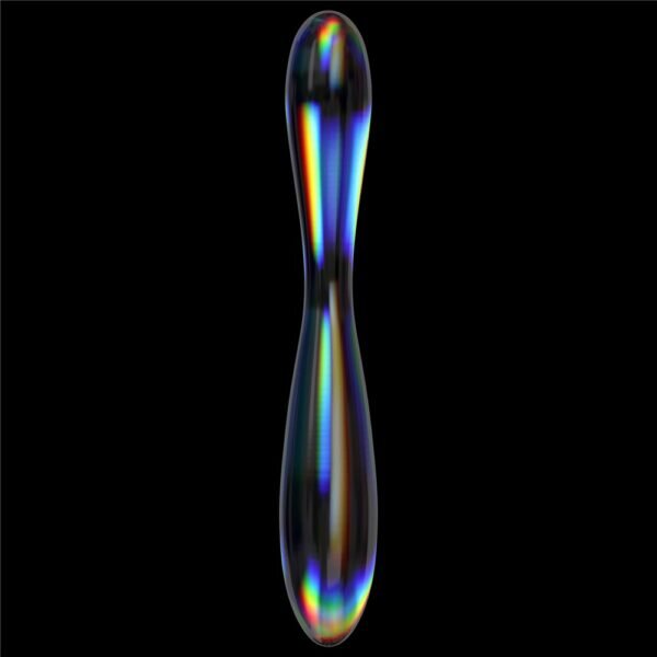 LoveToy Dildo Dublu Twilight Gleam Double Delight Sticla 23.2 cm