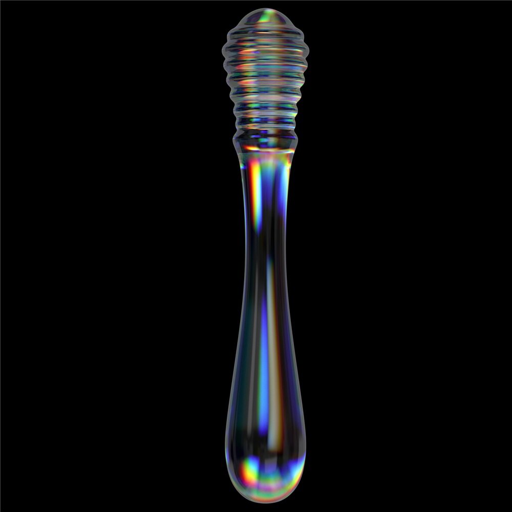 LoveToy Dildo Dublu Twilight Gleam Twin Pleasures Sticla 20.5 cm