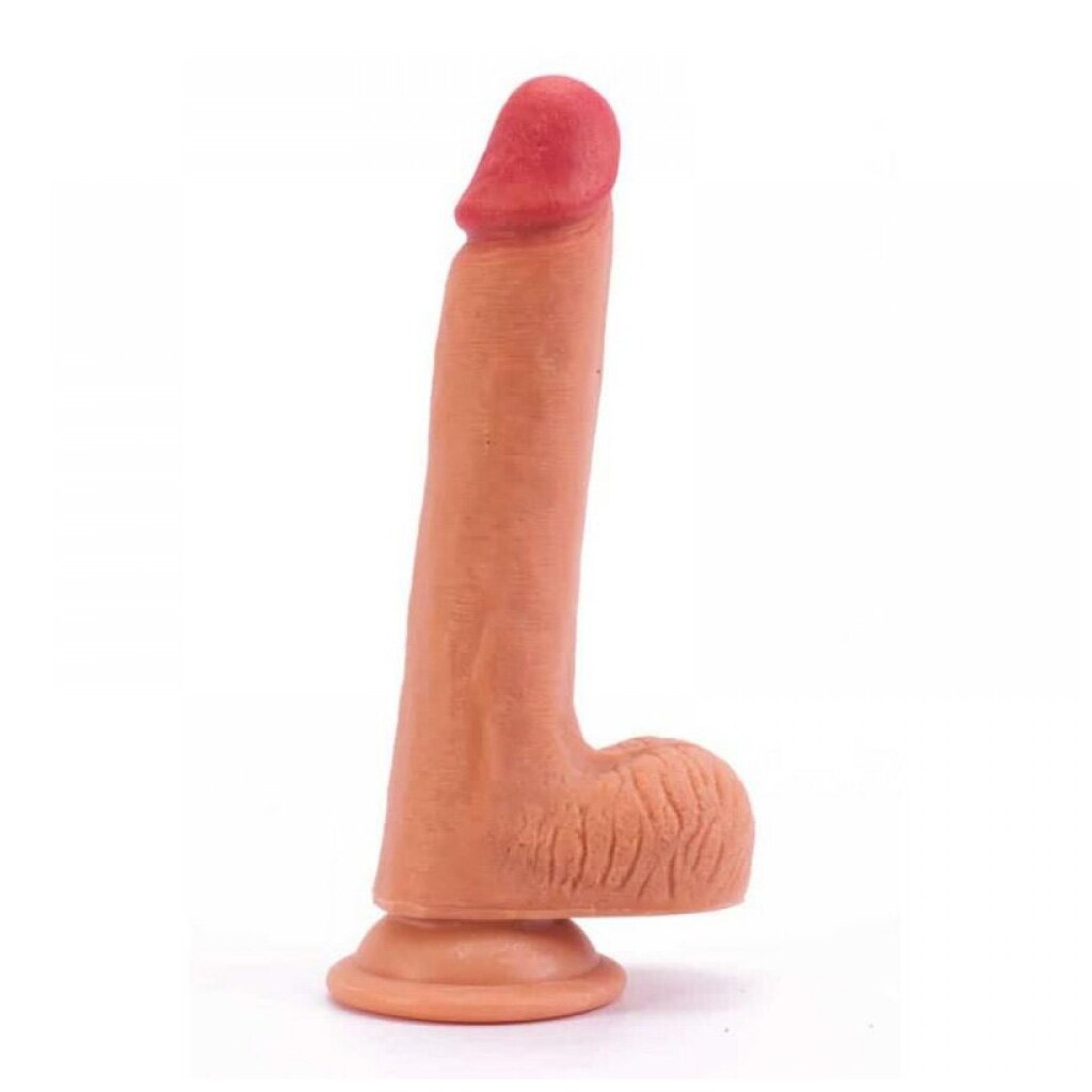 LoveToy Dildo Silicon Dual Layered 18 cm