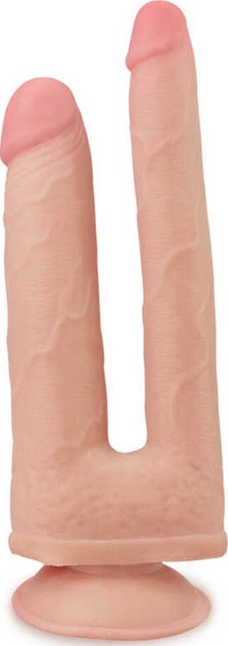 LoveToy Dildo Skinlike Double Penetration 25 cm