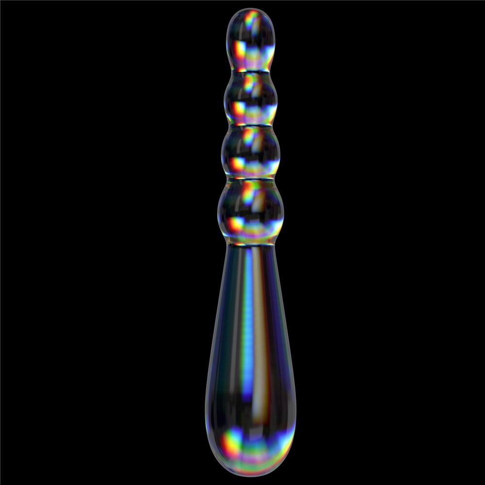 LoveToy Dildo Twilight Gleam Rising Ripples Sticla 19 cm