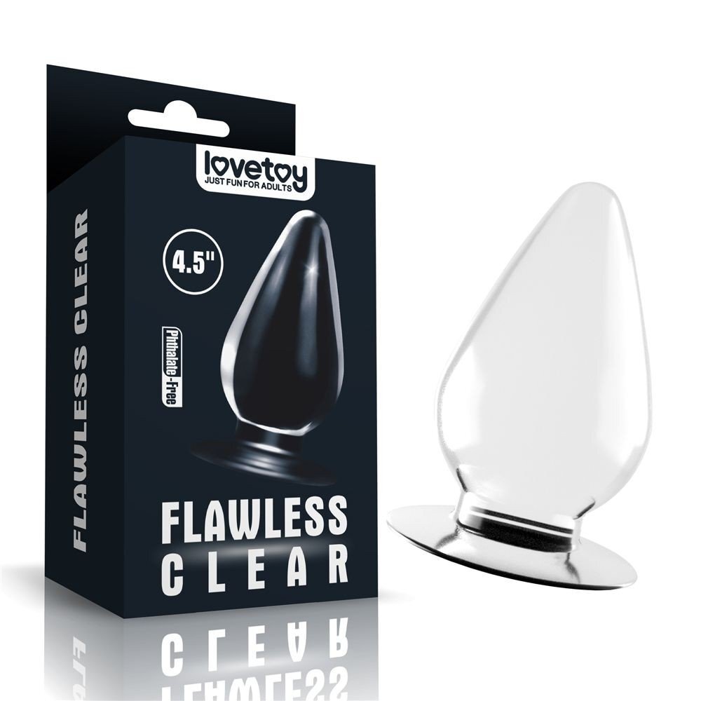 LoveToy Dop Anal Flawless Clear TPE 12 cm