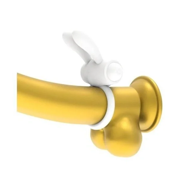 LoveToy Inel Power Clit Cockring Silicon Alb