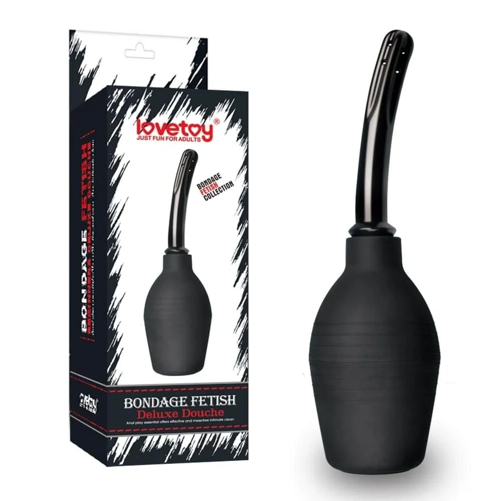 LoveToy Irigator Bondage Fetish Deluxe Douche Negru 313 ml
