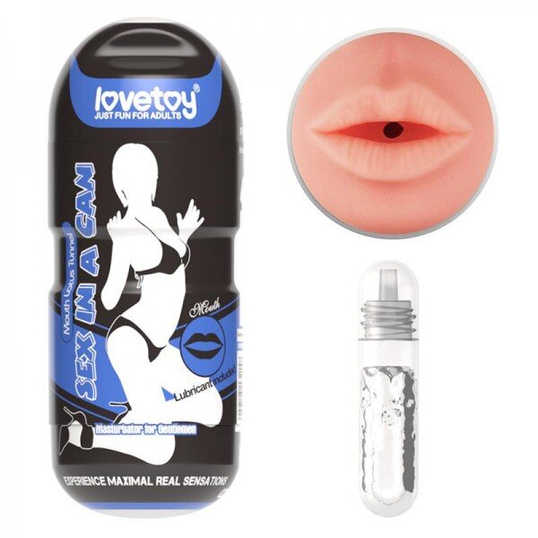 LoveToy Masturbator Mouth Lotus Tunnel Sex In A Can