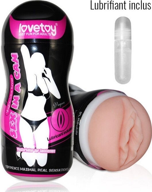 LoveToy Masturbator Sex In A Can Vagina Lotus
