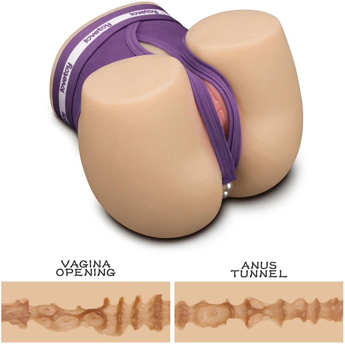 LoveToy Masturbator Streetgirl's Sensation Pulse Natural 2.14 kg