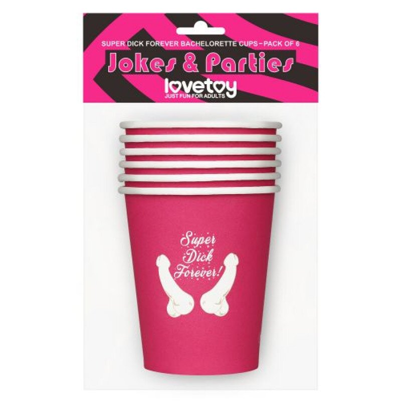 LoveToy Set 6 Pahare Super Dick Forever